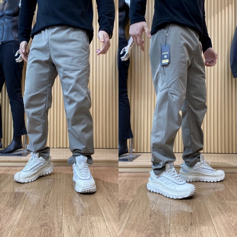 情侣加绒保暖防风直筒软壳冲锋裤