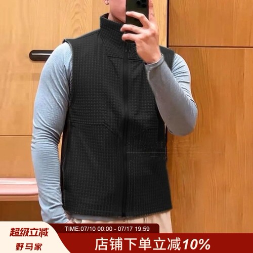 户外立领马甲背心男潮