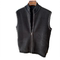 BLENDED KNITTED FABRIC  HIGH DENSITY KNITTING  SOFT AND SKIN-FRIENDLY  AUTUMN AND WINTER MENS FOREIGN TRADE STAND-UP COLLAR ZIPPER VEST TIDE