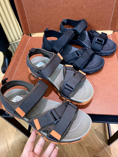 像轮胎一样耐造!美单夏季男士魔术贴可调节EVA 橡胶防滑舒适凉鞋