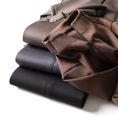 立领运动纯色长袖打底衫