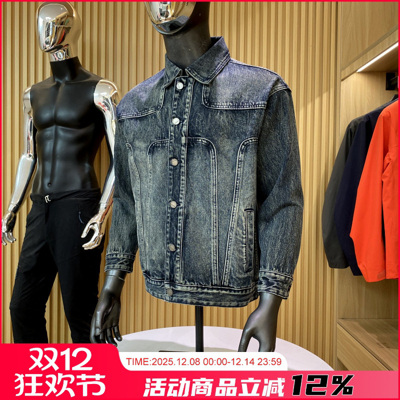 复古水洗工艺！翻领牛仔外套