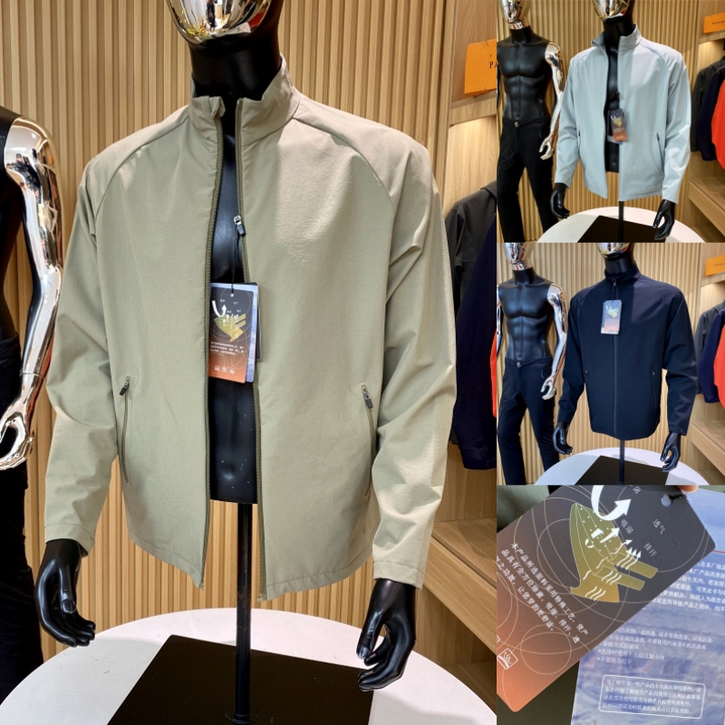 春季男士户外运动立领茄克外套