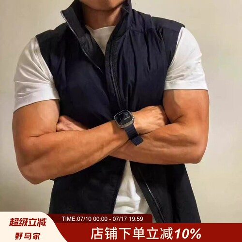 轻便保暖男女户外立领棉马甲背心