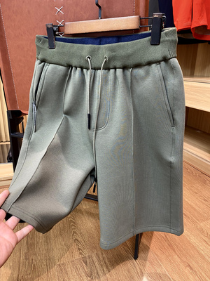 意式轻奢360g空气层短裤男