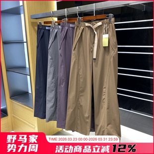 百搭休闲裤 山系户外 女士户外机能卡扣工装 春季 潮 三防科技面料