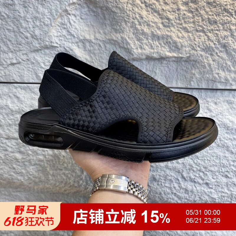 出北欧！气垫鞋底+弹力织带！夏季新品男士时尚轻便沙滩鞋凉鞋潮