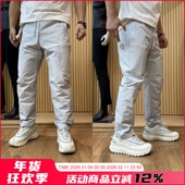 直筒羽绒裤 3D立裁设计 潮 冬季 保暖工装 90白鸭绒填充 男女情侣款