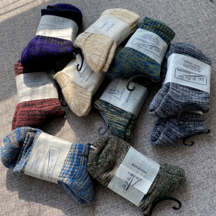 强烈推荐!58绵羊毛!加厚超保暖!羊毛混纺毛巾底袜长筒袜男袜冬
