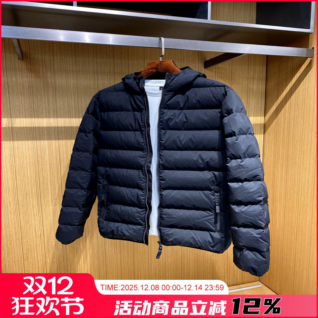 防风防水男士连帽外贸羽绒服