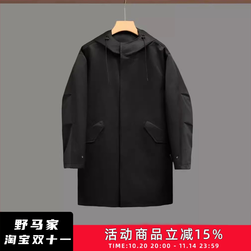 男士2025冬季新款休闲连帽羽绒服