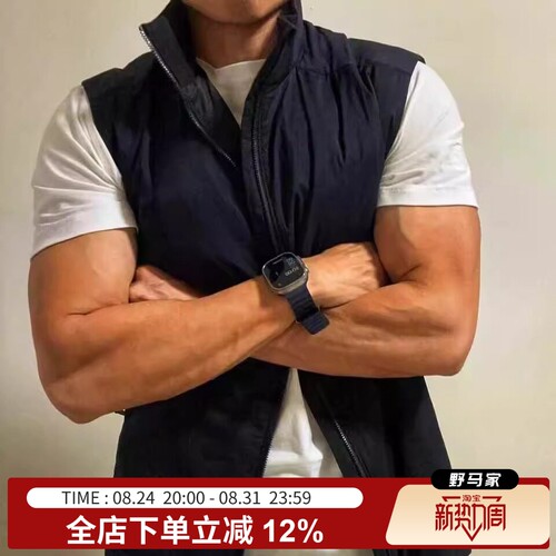 轻便保暖男女户外立领棉马甲背心