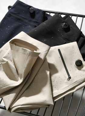 腰部旋转按钮调节！AIRNET透气全压胶UPF50+防晒春夏通勤男休闲裤