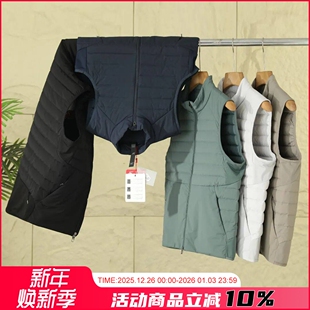 户外机能保暖立领羽绒叠穿马甲潮 男女情侣款 LU平替 防风防泼水