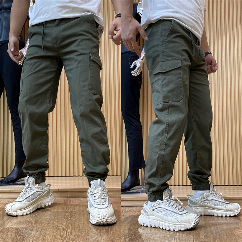 设计师线！立体多口袋！秋季新品男士舒适复古工装束脚运动休闲裤
