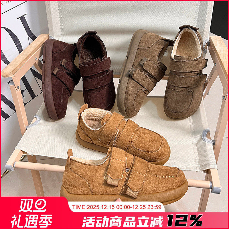 复古休闲百搭双魔术贴勃肯鞋