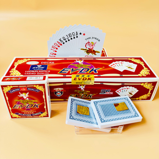 东北王填大坑专用塑料扑克 大蜜蜂白边 GYT填坑踢坑9-A一条12盒