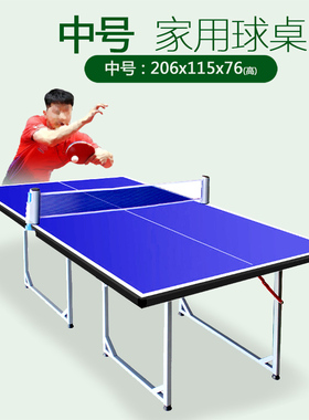 包邮送网防近视折叠小乒乓球桌家用移动迷你多款儿童中号成人球台