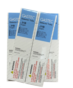 日本GASTEC氧气O2检测管31B气体检知管oxygen tube船用测毒管比长