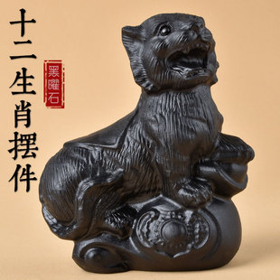 2026年生肖虎摆件家居饰品玄关装饰摆件12生肖全套虎形桌面饰品