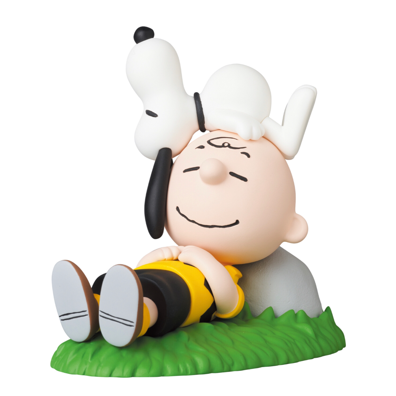 rang日本代购udf snoopy 50周年 查理布朗和史努比卡通玩偶摆件