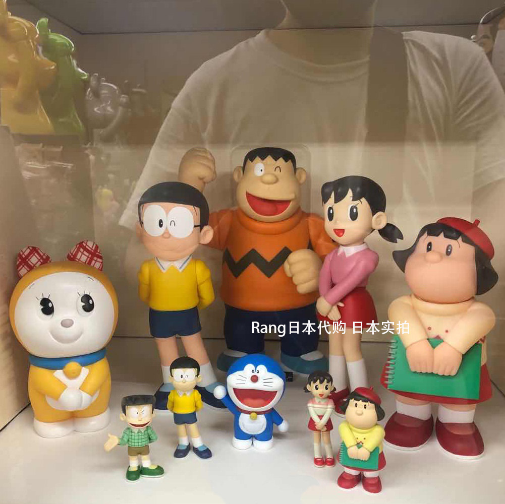Rang日本代购VCD哆啦A梦卡通机器猫多啦美胖虎大雄静香玩偶摆件