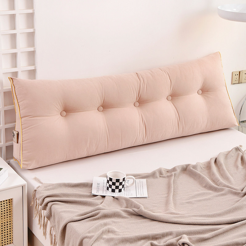 宿舍床头软包大靠背2023秋冬新款床上万玩手机三角靠枕能拆洗靠垫