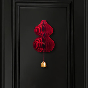 新年挂件装饰春节过年氛围布置灯笼大门贴2026马年电视机背景挂饰