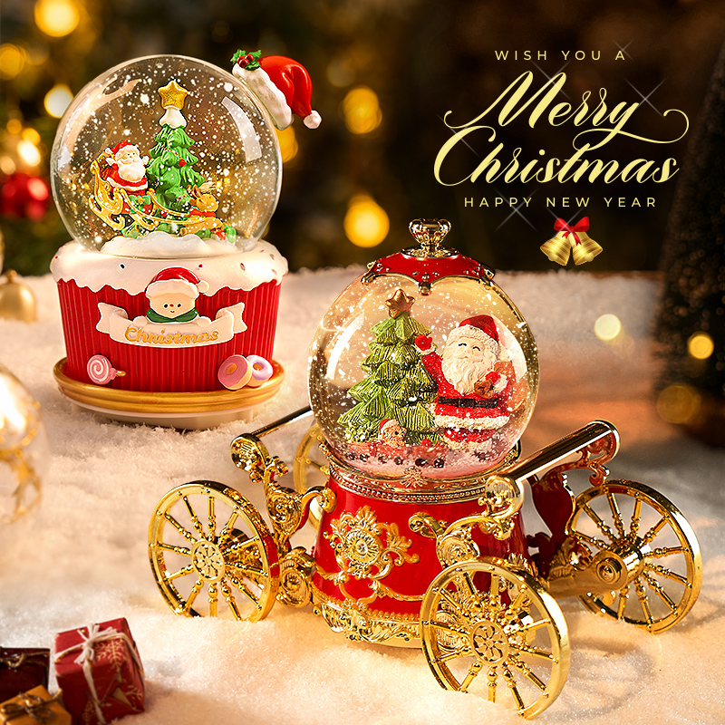 圣诞装饰品水晶球儿童礼物