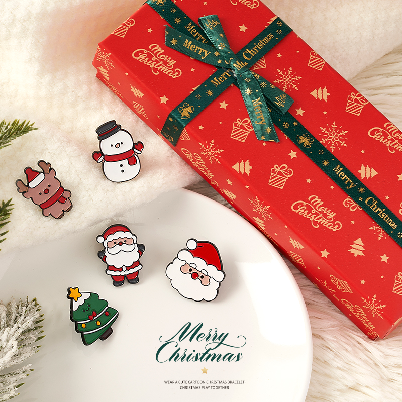 圣诞节卡通胸针装饰小礼品