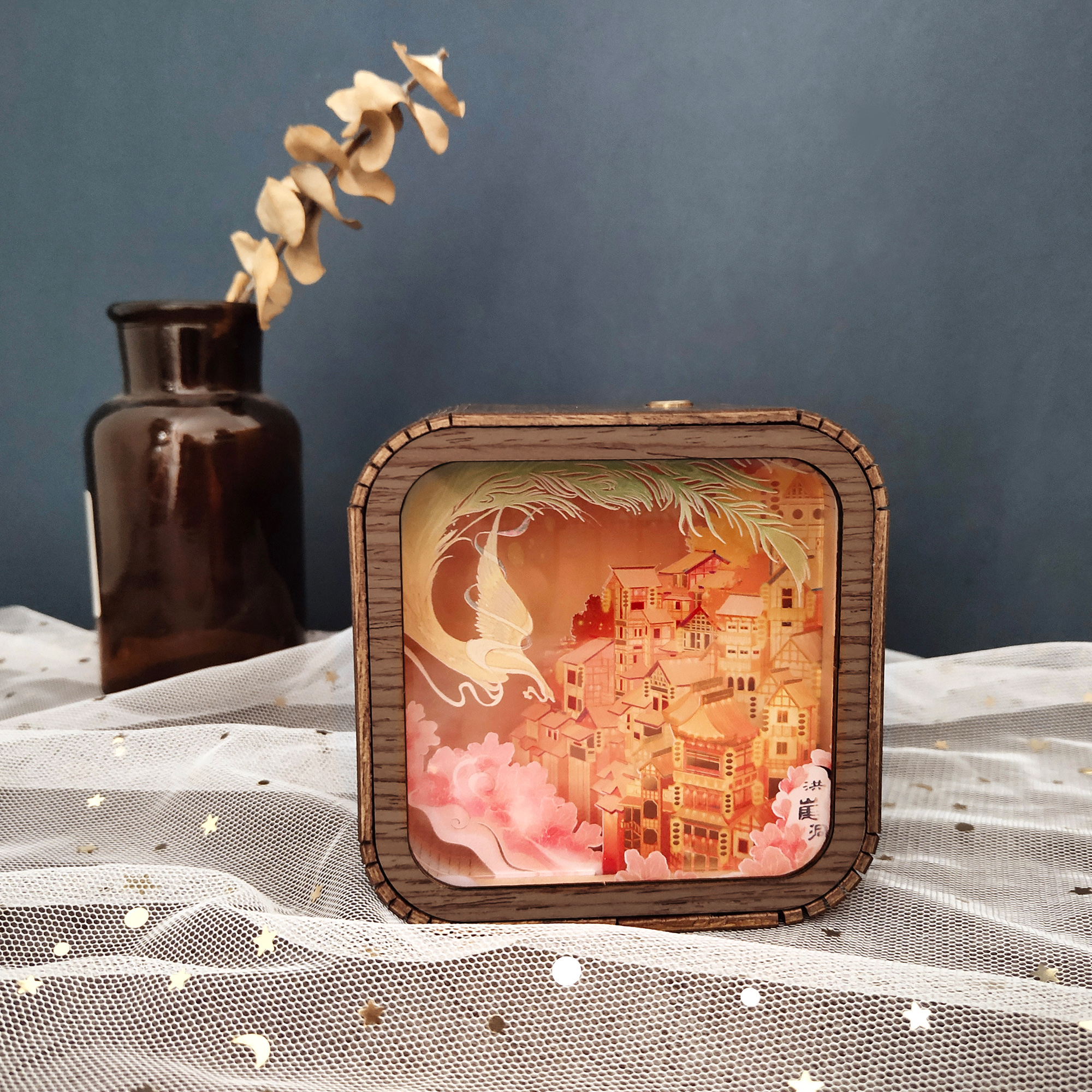 重庆成都城市触控护眼记忆小夜灯