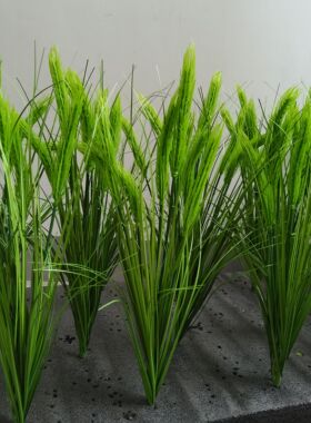 高仿真青稞麦子小麦大麦麦穗  假花植物麦田装饰道具麦穗道具教具
