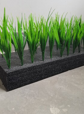 农运会 舞蹈道具假禾苗绿色植物仿真稻草 假麦苗稻草比赛绿色秧苗