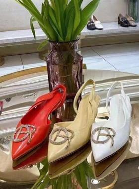 专柜正品Roberta诺贝达女鞋RM17203夏时装带钻凉鞋细跟仙女风