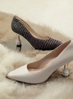 专柜正品Roberta诺贝达女鞋RL237005秋季新款单鞋高跟鞋