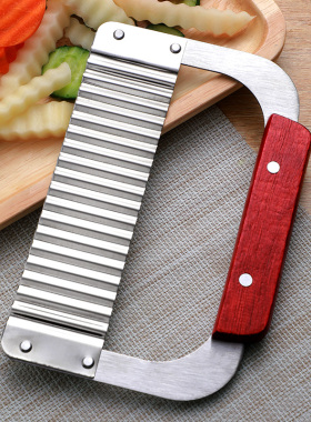 波纹刀狼牙土豆刀具洋芋花刀神器切土豆波浪刀厨房切菜切片不锈钢
