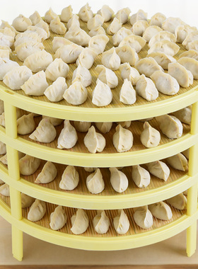 饺子帘盖帘多层放饺子托盘家用篦子包饺子放置盘水饺盖垫竹子饺帘