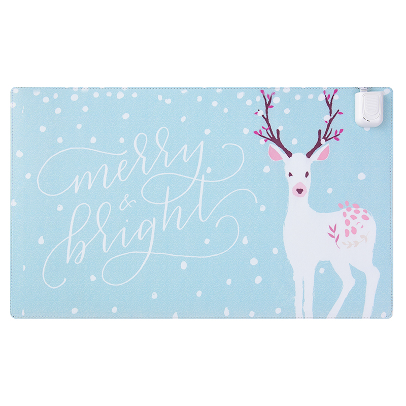 电热板办公e室加热鼠标垫发热暖手桌面写字冬天保暖电脑超大暖桌