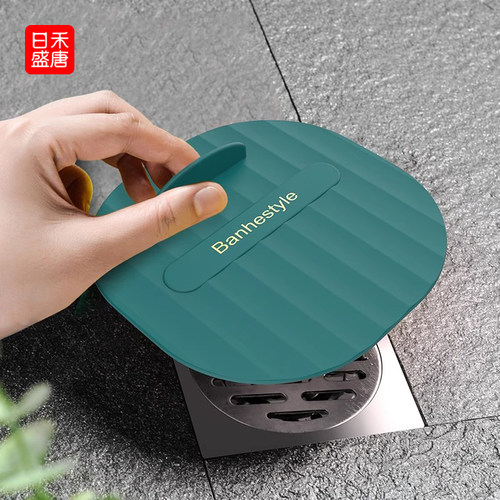 地漏防臭器卫生间下水管防返臭神器厕所防反味硅胶密封防虫地漏盖 - 封面