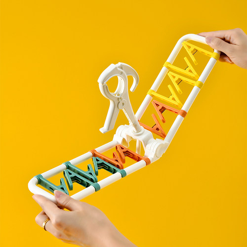 可折叠晒衣架袜架便携式