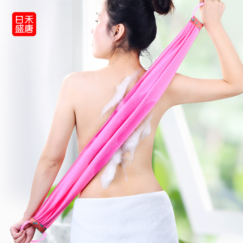 神器擦背加长条磨砂强力搓澡巾