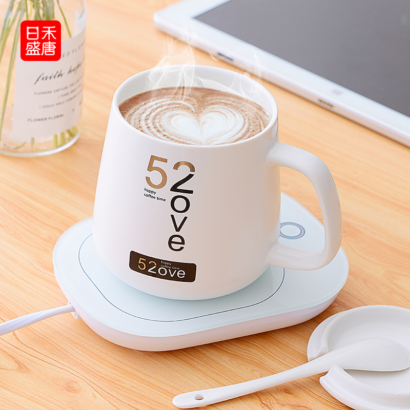智能暖暖杯子热牛奶神器加热器电热保温水杯垫55度自动恒温宝底座