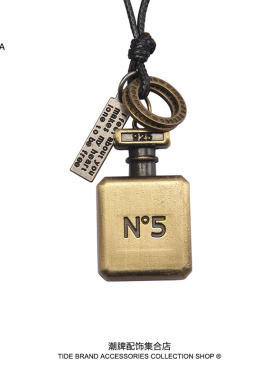 香水瓶吊坠网红挂件精致项链