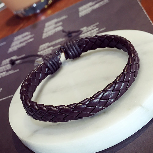 欧美风复古手镯百搭皮质首饰品