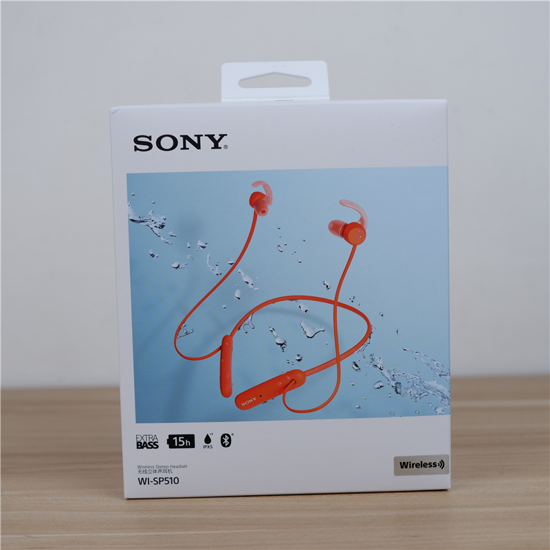 sony/索尼 wi-sp510 强劲重低音 无线防水运动耳机 免提通话