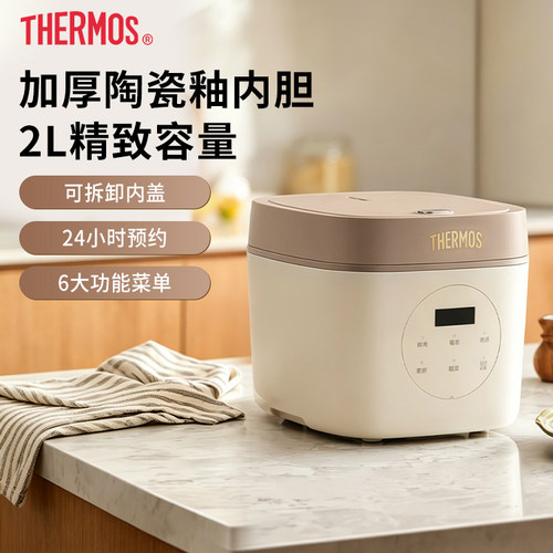 膳魔师家用智能电饭煲2-4人容量陶瓷内胆多功能电饭锅 EHA-4125E