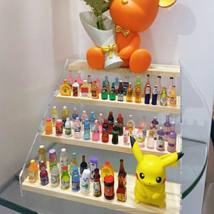 迷你食玩盲盒微缩玩具DIY手工仿真酒瓶日本小厨房超市便利店材料