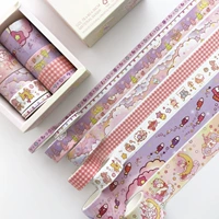 Свежая бумажная лента, милый комплект, наклейка, DIY, планировщик