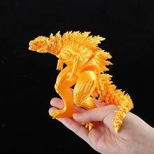 3D打印肌肉哥斯拉玩具摆件全身关节可动创意模型玩具儿童装饰礼物