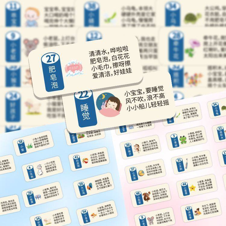 120张顺口溜贴纸儿童早教成长手册手机手帐行李箱桌面电脑DIY装饰,文具电教/文化用品/商务用品,贴纸/立体贴纸,淘宝优惠券,粉丝福利购,淘宝优惠卷